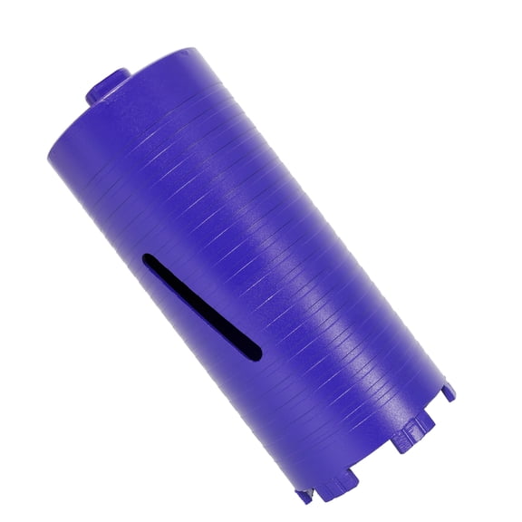 4 Inch Diamond Dry Core Drill Bit, Upgraded Welded Turbo Drill Bit for Concrete with Rebar, Masonry, Brick, Mortar, 5/8"-11 Thread