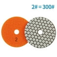 thumbnail image 1 of 4 Inch Diamond Dry Polishing Pad Flexible Sanding Disc for Granite Marble 2#, 1 of 7
