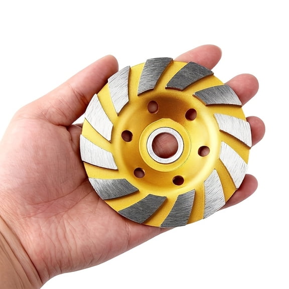 4 Inch Diamond Grinding Wheel, Angle Grinder Attachments, Concrete Grinding Disc, Row Diamond Wheel, Concrete Polishing Pad, Heavy Duty 4" X 1" Diamond Abrasive Disc Compatible