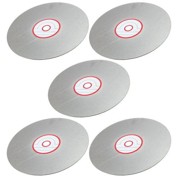 4 Inch Diamond Polishing Disc, 16mm Center Hole, 80/400/800/1500/3000 Grit, 5pcs Set for Stone, Glass, and Jewelry Polishing, Ideal for Sanders and Engraving Tools