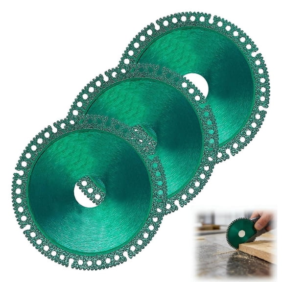 4-Inch Diamond Saw Blade with 20mm Arbor for Angle Grinders, Metal & Wood Cutting Disc