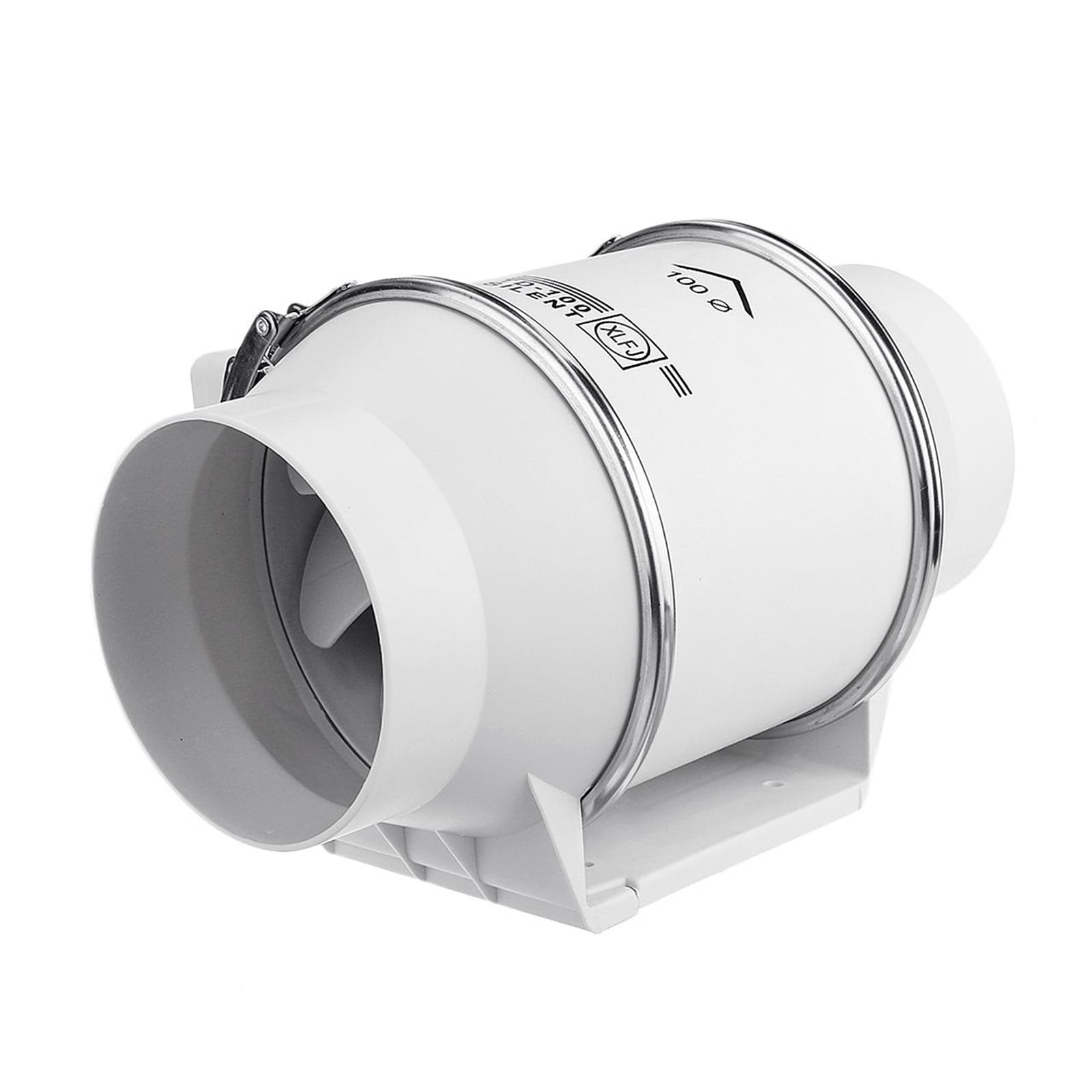 4 Inch Exhaust Fan Wall Window Mountable Toilets Kitchen Bathroom Home Silent Inline Pipe Duct Fan Ventilate Air Cleaning ,Energy-Efficient