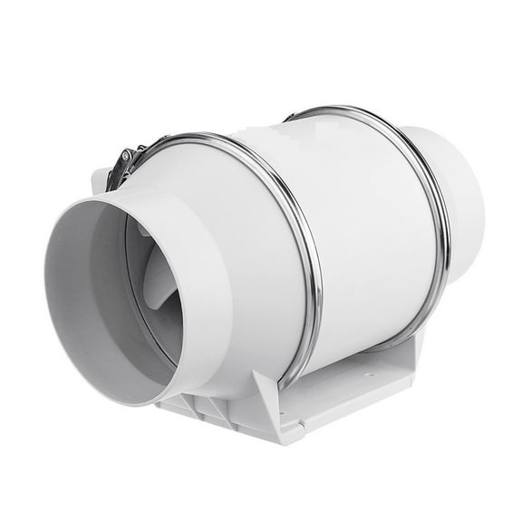 4 Inch Exhaust Fan Wall Window Mountable Toilets Kitchen Bathroom Home Silent Inline Pipe Duct Fan Ventilate Air Cleaning ,Quiet and Water Resistant