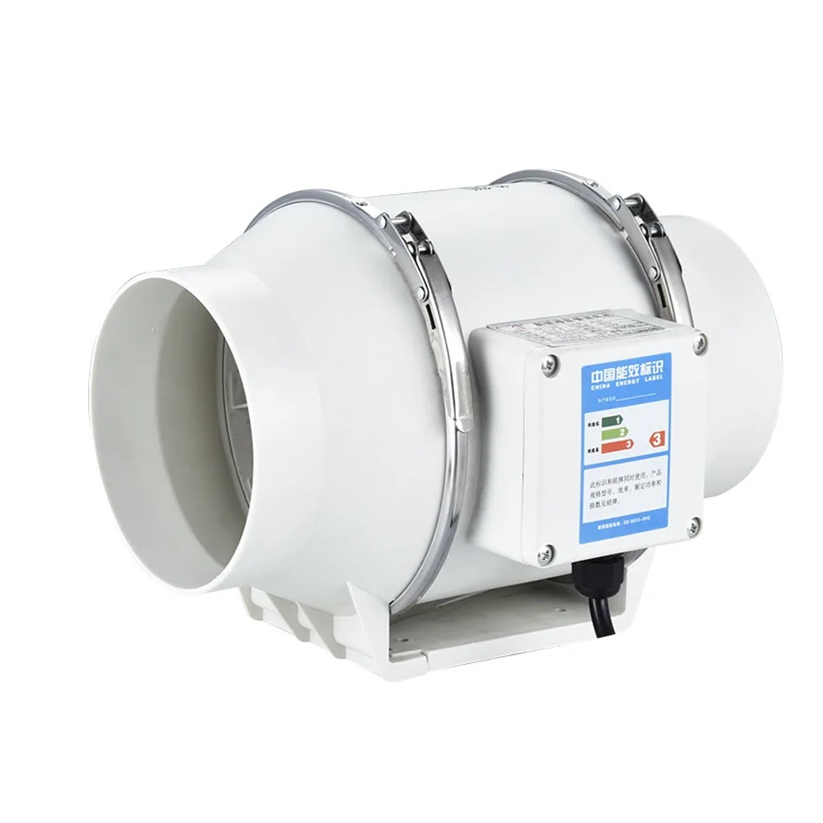 4 Inch Exhaust Fans Home Inline Pipe Duct Fan Extractor Ventilation Kitchen Toilet Air Clean Ventilator Diagonal Flow Fan ,Wide Applications