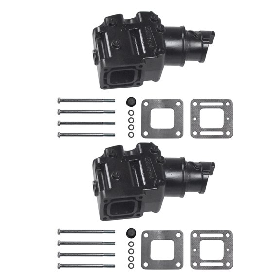 4 Inch Exhaust Manifold Riser Elbow Pipe Fit for MerCruiser 4.3L 5.0L 5.7L 305 350 V8 Engines