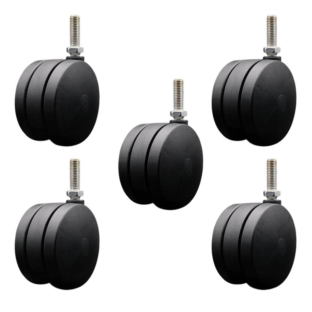 12 Pack 2 Inch Stem Caster Swivel Blue Polyurethane Caster Wheels