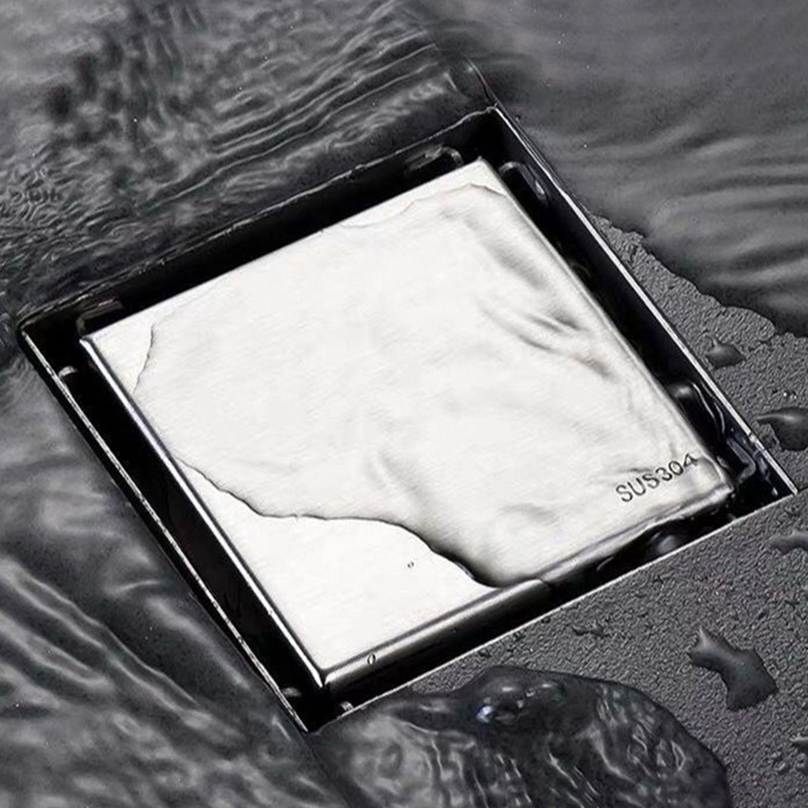 4 Inch Floor Drain, 4 Inch Shower Drain Stainless Steel Bathroom Floor