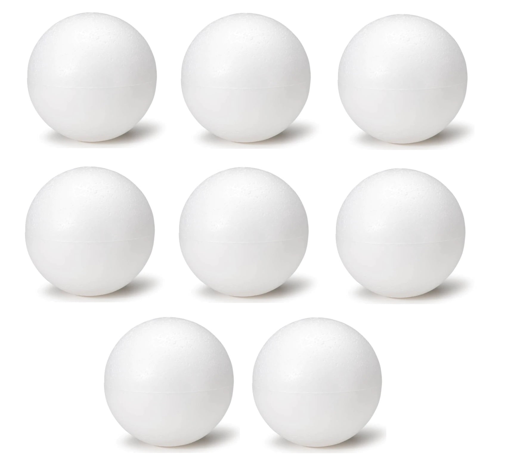 4 Inch Foam Ball Polystyrene Balls for Art & Crafts Projects 