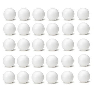 DOITOOL 10PCS Balls 1.6 Inch- Mini Foam Balls for Crafts- White Foam Balls  Craft Supplies for Art, Craft, Household, School Projects and Christmas