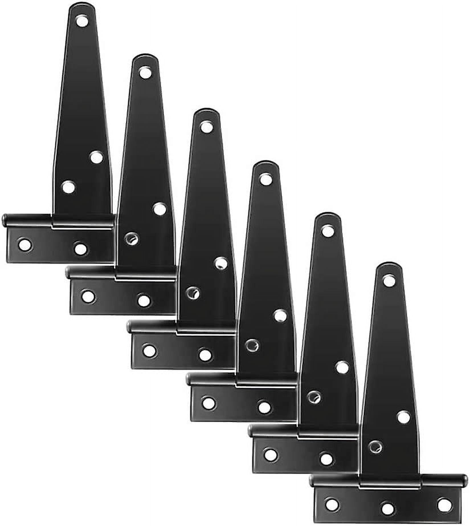 4 Inch Galvanized THinges With Hinge Heavy Duty Door Hinges (Black) 6