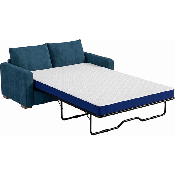 4 Inch Gel Memory Foam Sofa Mattress Full Size 72 x 53 Inches | Mattress Replacement for Sleeper Sofa, Couch Bed, Guest Rooms, RVs & Boats, Washable Cover