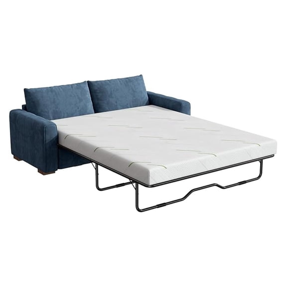 4 Inch Gel Memory Foam Sofa Mattress Full Size, Certified, with Removable Washable Cover, for Guest Rooms, Sofas, RVs & Boats