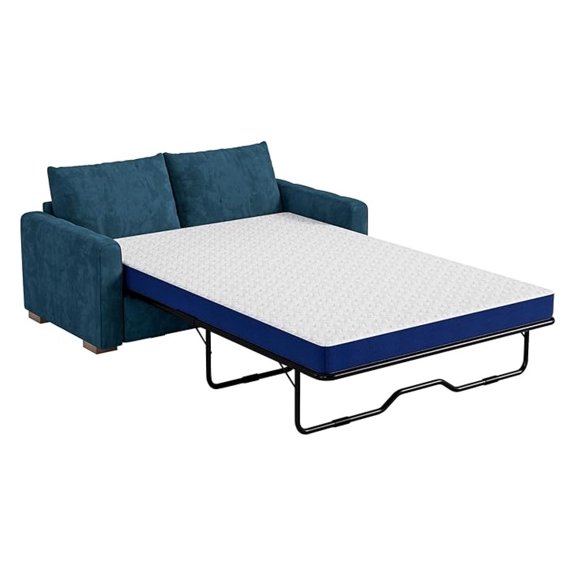 4 Inch Gel Memory Foam Sofa Mattress Full Size, Mattress Replacement for Sofa, Couch Bed, Guest Rooms, RVs & Boats, with Washable Cover