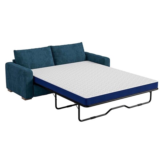 4 Inch Gel Memory Foam Sofa Mattress Queen Size, Mattress Replacement for Sofa, Couch Bed, Guest Rooms, RVs & Boats, with Washable Cover