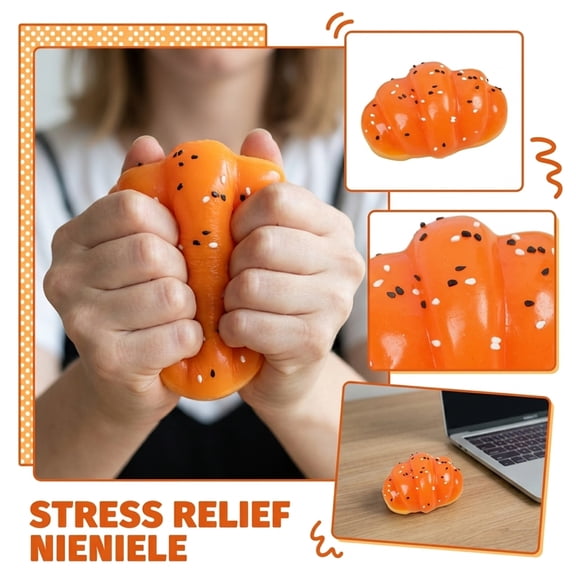 4-Inch Giant Jumbo Creative Bread Squishy, Mochi Squishy Animal Figure, Kawaii Desk Decor, Fun Birthday Gift for Teens Adults, Classroom Prizes & Treasure Box Fillers