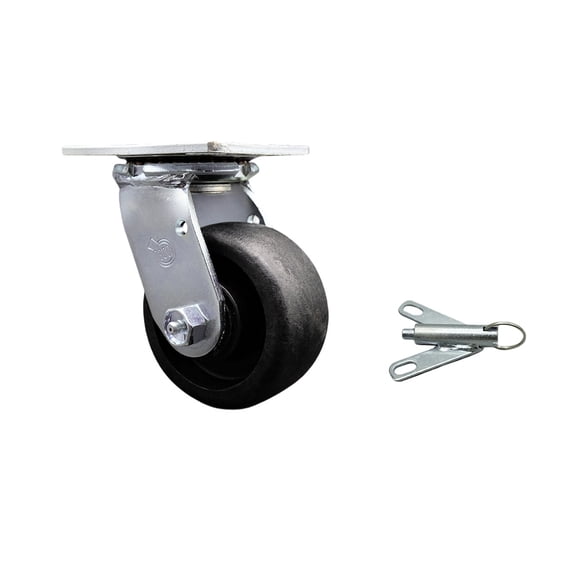 4 Inch Glass Filled Nylon Swivel Caster with Ball Bearing and Swivel Lock SCC