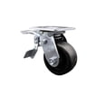 thumbnail image 1 of 4 Inch Glass Filled Nylon Swivel Caster with Ball Bearing and Total Lock Brake, 1 of 2