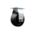 thumbnail image 1 of 4 Inch Glass Filled Nylon Wheel Rigid Caster with Ball Bearing Service Caster, 1 of 2