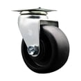 thumbnail image 1 of 4 Inch Glass Filled Nylon Wheel Swivel Caster with Roller Bearing Service Caster, 1 of 2