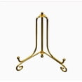 thumbnail image 1 of 4 Inch Gold Plate Stands for Display, Foldable Iron Easel Stands for Pictures, Photos, Art, Decorative Plates & Tabletop Frames, Home Decor Display Stand, 1 of 8