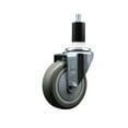 thumbnail image 1 of 4 Inch Gray Poly Wheel Swivel 1-3/8 Inch Expanding Stem Caster SCC, 1 of 2