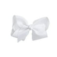 thumbnail image 1 of 4 Inch Grosgrain Ribbon Hair Bow w/ French clip, 1 of 1
