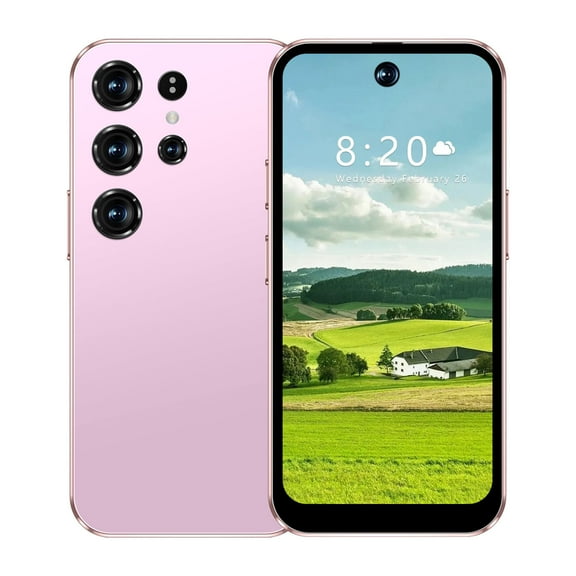 4 Inch HD Unlocked Smartphone, 2GB RAM+16GB ROM Dual SIM Cell Phone, Dual 2MP Camera Facial Recognition Mobile Phone, 2000mAh Battery Android 8.1 Phone for Daily Communication Standby Use