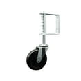 thumbnail image 1 of 4 Inch Hard Rubber Wheel - Swivel Gate and Ladder Caster - Service Caster Brand, 1 of 2