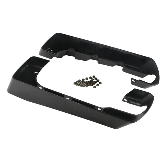 4 Inch Hard Stretched Saddlebag Extensions, Compatible With Harley Davidson Touring 2014 and Newer