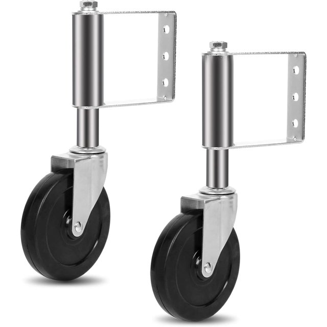 4 Inch Heavy Duty Gate Wheel, Fence Spring Loaded Gate Caster Wheel