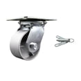 thumbnail image 1 of 4 Inch Heavy Duty Semi Steel Caster with Ball Bearing and Swivel Lock SCC, 1 of 2