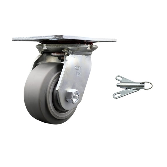 4 Inch Heavy Duty Thermoplastic Caster with Ball Bearing and Swivel Lock SCC