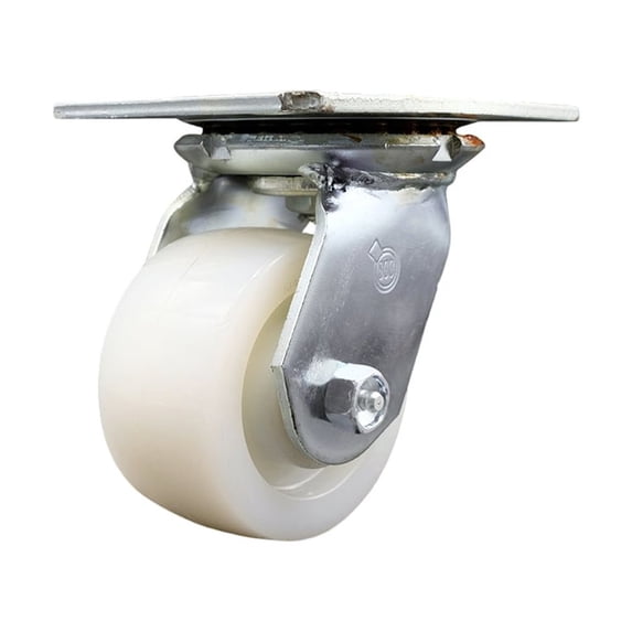 4 Inch Heavy Duty Top Plate Nylon Swivel Caster with Ball Bearing Service Caster