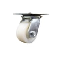 thumbnail image 1 of 4 Inch Heavy Duty Top Plate Nylon Swivel Caster with Roller Bearing SCC, 1 of 2