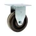thumbnail image 1 of 4 Inch High Temp Phenolic Wheel Rigid Top Plate Caster Service Caster Brand, 1 of 2