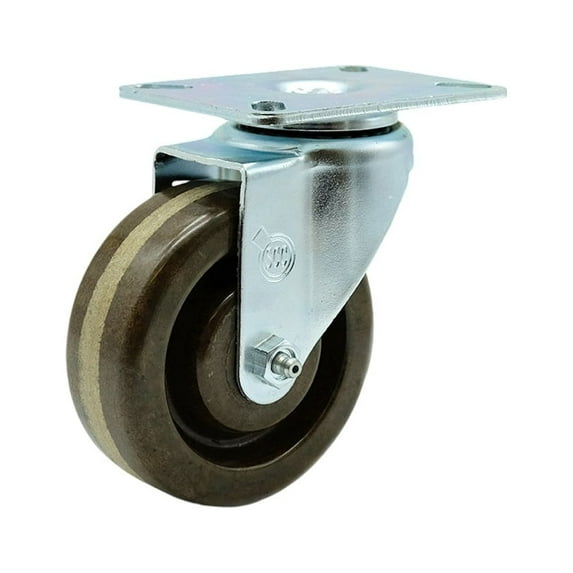 4 Inch High Temp Phenolic Wheel Swivel Top Plate Caster Service Caster Brand