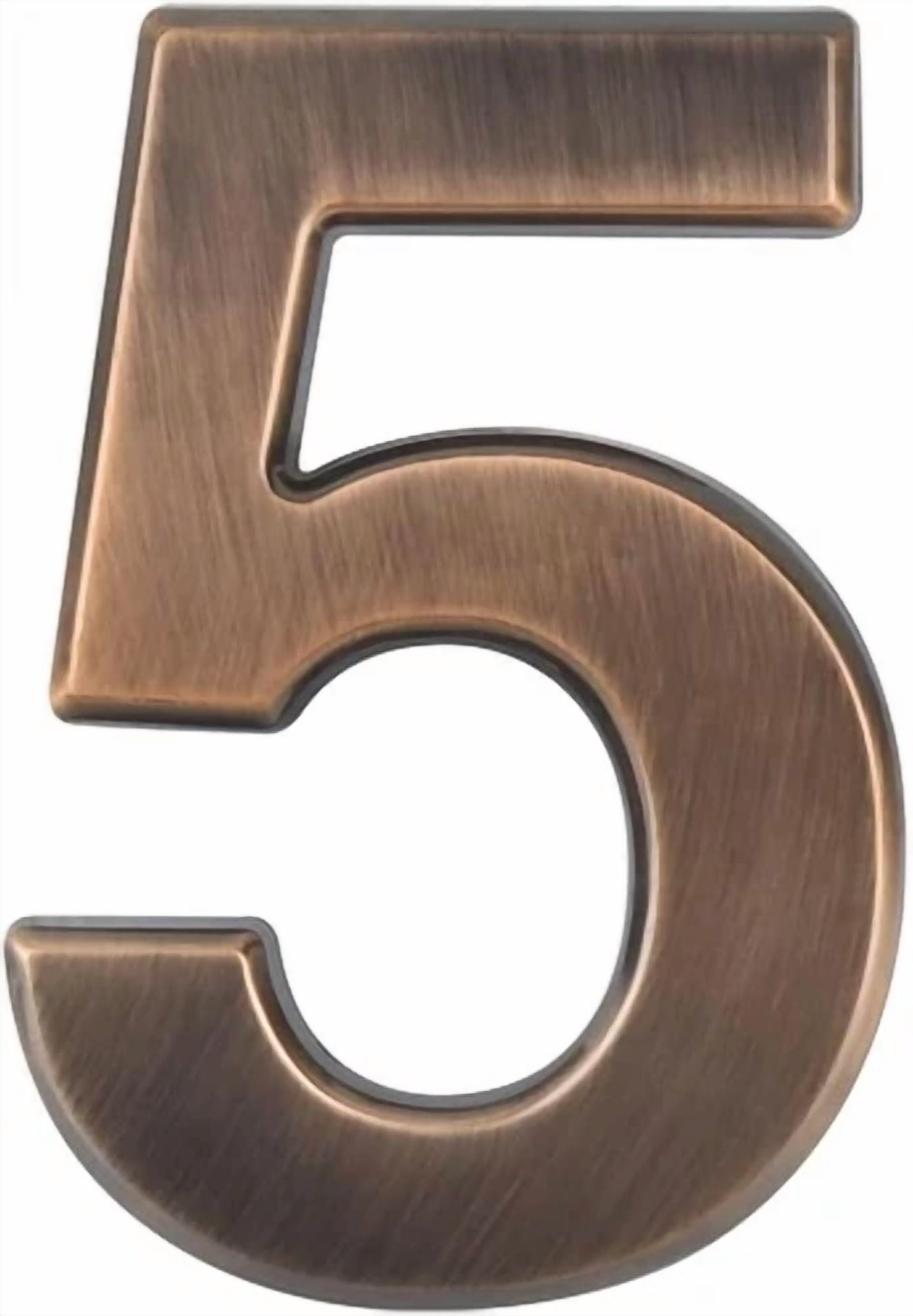 4 Inch House Numbers Mailbox Numbers 3D 0-9 Waterproof Numbers For Outside Self