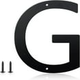 thumbnail image 1 of 4 Inch House Numbers and Metal Letters for Outdoor Signs, House Numbers for Outside, Aluminum Address Letters and Numbers for Door, Mailbox, Garden, Perfect for Home or Office (Letter G), 1 of 6