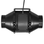 4 Inch Inline Duct Fan 180 CFM Quiet Exhaust Ventilation Blower for Grow Tents Basement Hydroponics Cooling Booster