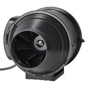 4-Inch Inline Duct Fan - Quiet 180 CFM Exhaust Fan with AC Motor for Ventilation, Grow Tents, Basements & Hydroponics Cooling Solutions