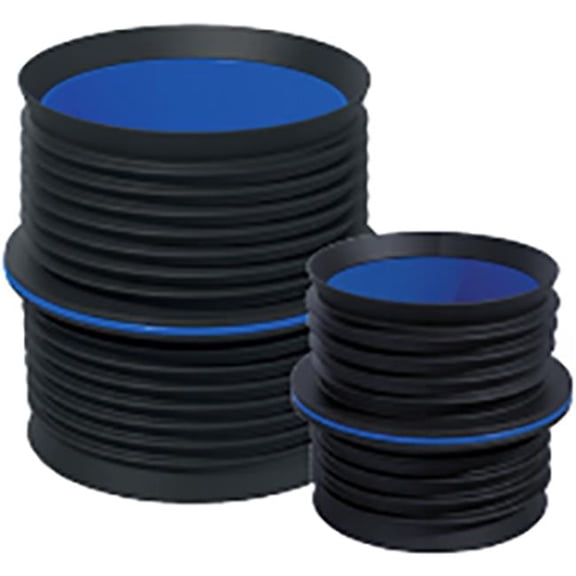 4-Inch Internal Coupling - Black - 4 in. - Watertight Connection