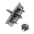 thumbnail image 1 of 4 Inch Invisible Door Spring Hinge | Automatic Self-Closing Stainless Steel Hinge for Wooden Doors | Heavy Duty 304 Steel, Brushed Black, Supports 77lbs | 90° Positioning, Fire Rated, Interior, 1 of 3