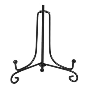 4 Inch Iron Display Stand, Plate Stands For Display,Plate Stand,Black Iron Easel Plate Display Photo Holder Stand, Displays Picture Frames, Decorative Plates, Tablets And Art,Black