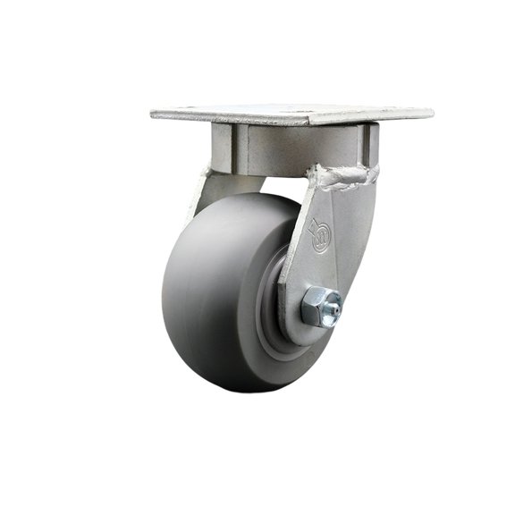 4 Inch KP Thermo Rubber Donut Tread Wheel Swivel Caster with Ball Bearing SCC