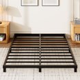 thumbnail image 1 of Arhomefurni 4 inch King Size Bed Frame, Heavy Duty Metal Low Profile Platform Bed, No Box Spring Needed, Noise Free, Easy Assembly, Black, 1 of 8