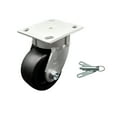 thumbnail image 1 of 4 Inch Kingpinless Glass Filled Nylon Wheel Swivel Caster with Swivel Lock SCC, 1 of 2