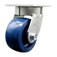 thumbnail image 1 of 4 Inch Kingpinless Solid Poly Wheel Swivel Top Plate Caster Service Caster Brand, 1 of 2