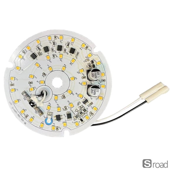 4 Inch LED Ceiling Light Retrofit Kit, 120V Dimmable 3 Color Temperature (5000K) Round Panel, 18W 1530LM Magnetic Mount Replacement Board For Flush Mount Fixtures & Ceiling Fans
