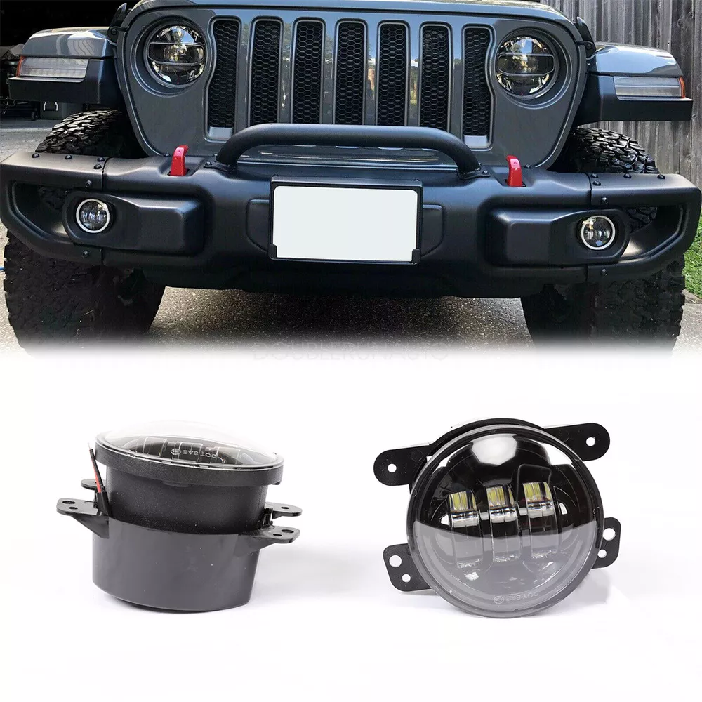 LED Fog Light Driving Lamp For 2019-2020 Jeep Cherokee - Left Or Right Side, 6000K White, DOT/SAE 8 thumbnail image