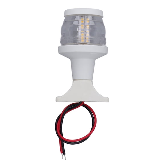 4 Inch LED Marine Navigation Anchor Light 360 Degree All Around White Light Waterproof Boat stern Signal Utility Lamps (10 in / 25.4 cm)